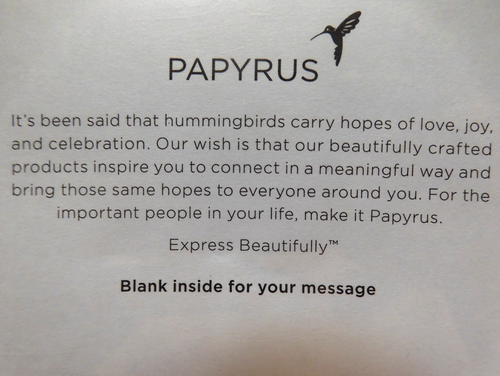 2 Papyrus Cards High Quality Thank You with jeweled Butterfly and More Blank - Picture 5 of 5