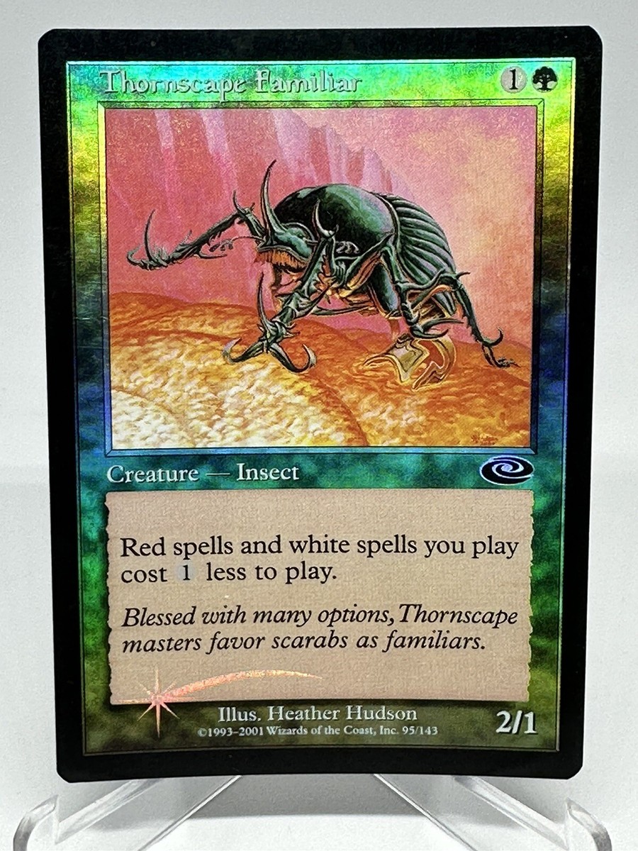 Thornscape Familiar FOIL Planeshift NM Unplayed Green Common CARD