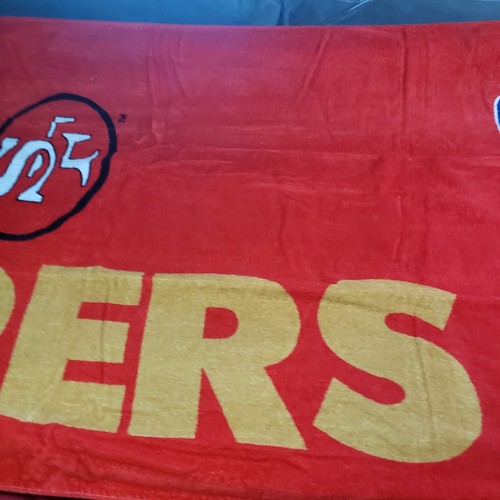 Vintage Jay Franco NFL Beach Towel San Francisco 49ers Licensed Red Gold EUC - Picture 5 of 10