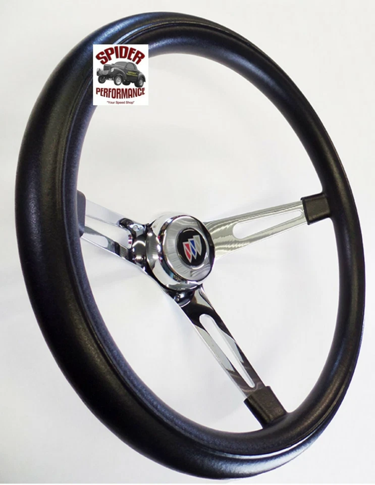 1969-1989 Buick steering wheel 15" MUSCLE CAR CHROME - Image 2 of 4