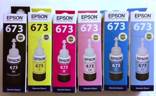 6 X Original Ink Epson L800 L805 L810 