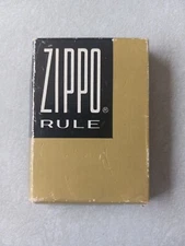 Vintage Zippo Rule Tape Measure Tab Products Company Rare Excellent Condition 