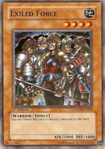 Exiled Force - SDDE-EN009 - Common - 1st Edition x3 - Near Mint