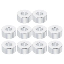 M8 Aluminum Spacers, 10 Pcs Metal Spacer Aluminum 8.5mm ID x 20mm OD x 10mm L