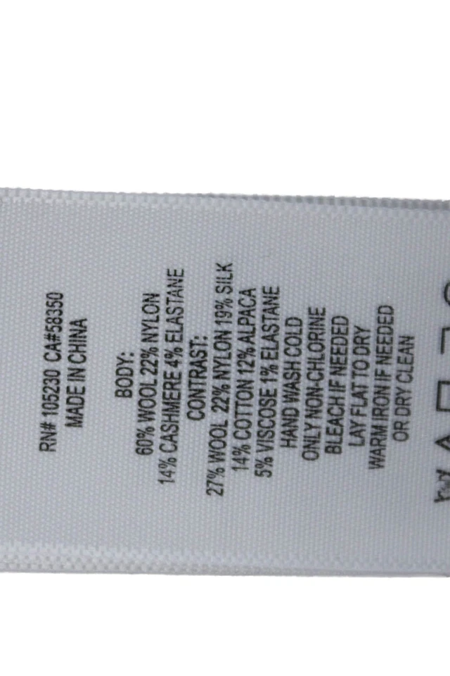 Suéter pulôver feminino Joie mistura de lã gola redonda manga longa bege tamanho XS - Imagem 4 de 4