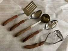 5 VTG CUTCO Serving Spoon Slotted Ladle Spatula Flipper Masher 12 13 14 15 16