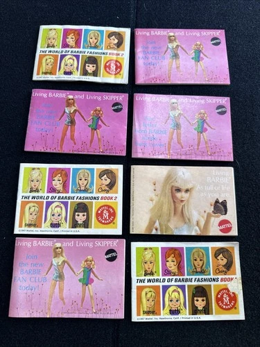 (8)-Vintage 60s Living Barbie, living Skipper outfit, Booklets, Mattel 🔥🔥🔥￼