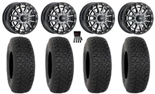 ITP SD10 Bdlk 15x6.5 Wheels GM 33" DX440 Tires Can-Am Maverick R