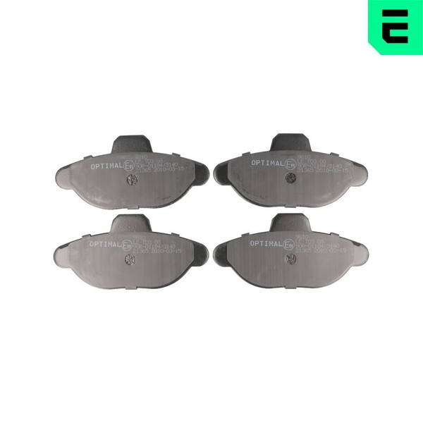 Bremsbelagsatz Scheibenbremse Optimal BP-09810 FüR Cinquecento Fiat 170AA 170AD-image