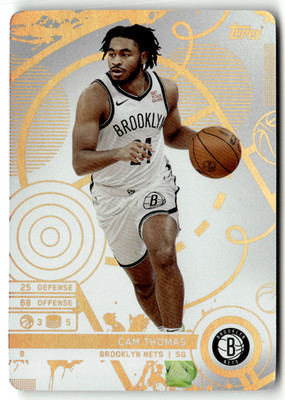 2025-26 Topps Match Attax NBA No. 8 Cam Thomas White