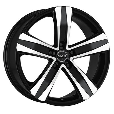 ALUFELGE MAK STONE 5 FUR OPEL COMBO N1 7X17 5X108 BLACK MIRROR 5ZX