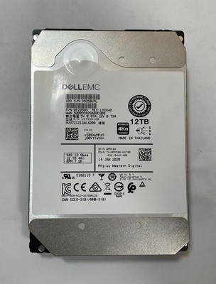 DELL EMC WESTERN DIGITAL HUH721212AL4200 12TB 3.5'' SAS 12Gb/s Internal HDD