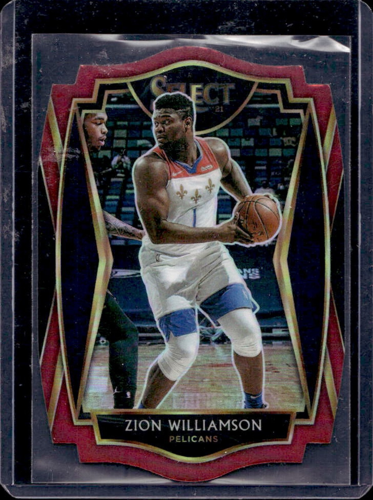 2020-21 Select Zion Williamson Maroon Prizm Die Cut Premier Level #156/175