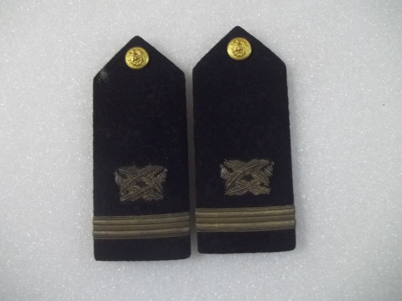 U.S. Navy Civil Engineer Corp Dress Hard Shoulder Boards- Boston Uniform Co.Set