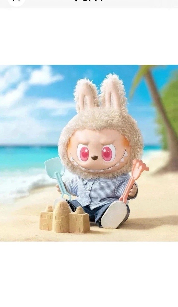 POPMART the Monsters Flip with Me Vinyl Big Plush Doll Labubu