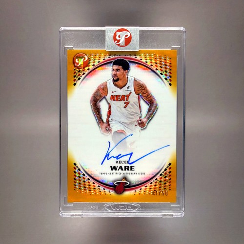 KEL'EL WARE 2025-26 Topps Pristine Gold ON CARD AUTO 1/50 Heat #PA-KW Heat Bucks