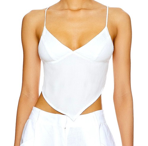 New Indah Ivory Melanie Top, Size S