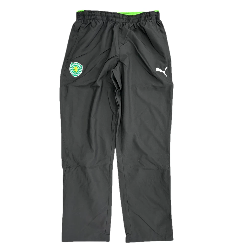 Pantalones Sporting CP Tejidos (Talla M) Fútbol Negro Puma Pantalones - Nuevos - Imagen 2 de 3