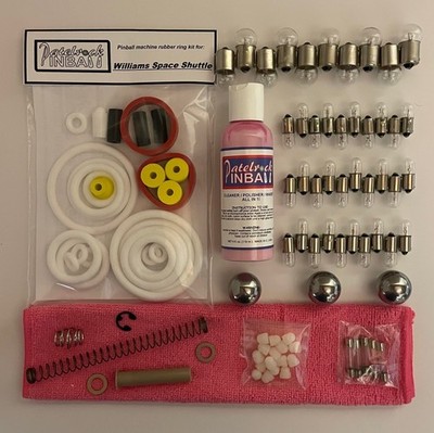 1984 Williams Space Shuttle Pinball Machine Maintenance Tune Up Kit