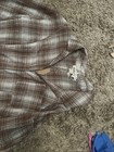 NEW Listicle Long SleevBrown  & White Checker  Women’s Lined Romper Size S — photo 9