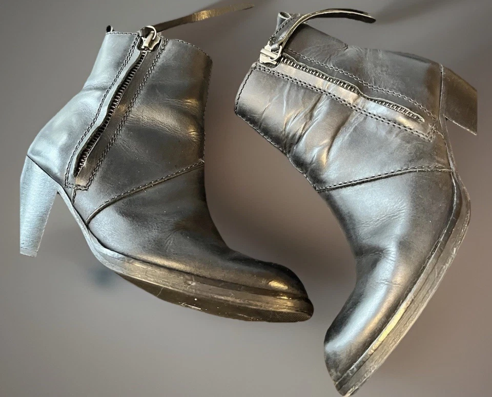 Botas de cuero al tobillo pistola negras Acne Studios talla 7 (EU37) Foto 2 de 4