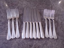 Christofle Luc Lanel BOREAL Vorspeisenbesteck 6 Personen 12 Teile versilbert TOP
