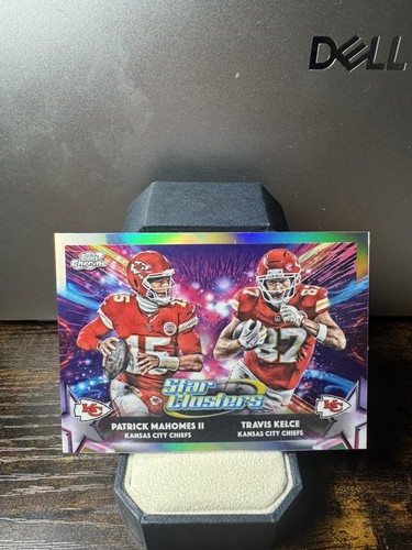 2025 Topps Cosmic Chrome - Star Clusters Patrick Mahomes II, Travis Kelce #SC-12