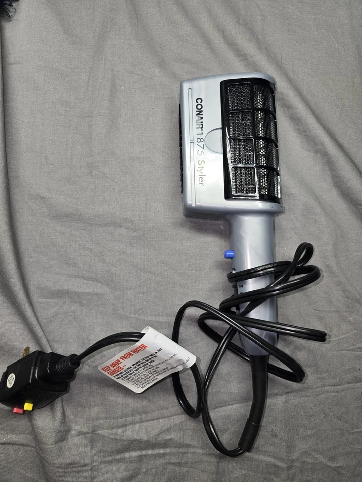 Conair 1875 Styler Blow Dryer Brush Combo Gray Model 08508 Tested Works - Image 2 of 4