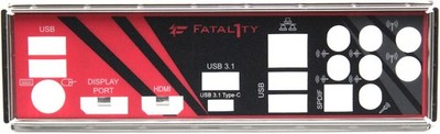 ASRock Fatal1ty X470 Gaming-ITX/ac - Blende - Slotblech - IO Shield   #329579