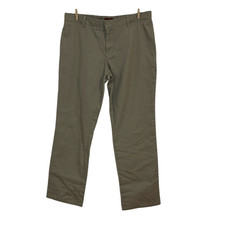 Dickies Straight leg Khaki Pants, Uniform, flat front, work, 11