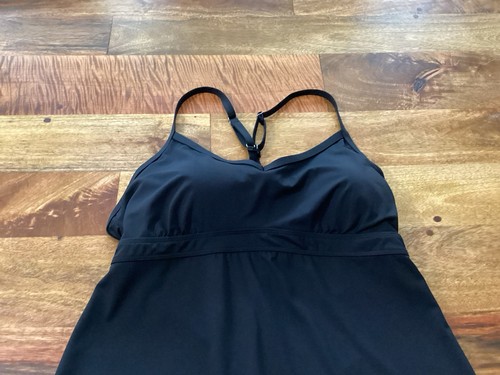 Athleta Black Coastline Swim Dress..Sz M - Picture 3 of 8