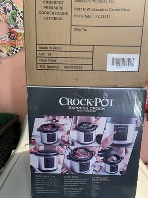 Crock Pot Pressure Cooker 6qt Express