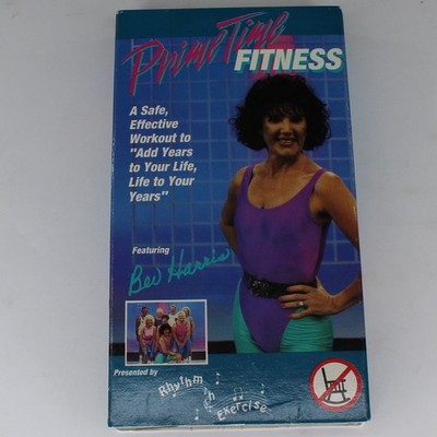 Prime Time Fitness VHS 1992 Workout Mature Adults Exercise Delo Ent
