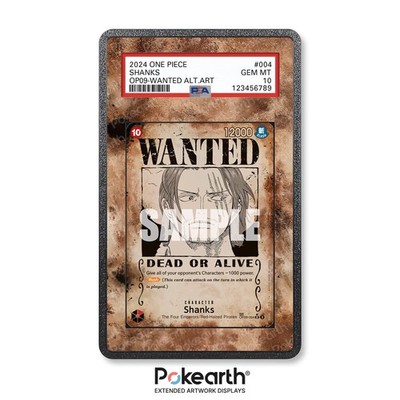 Shanks OP09-004 Wanted - Extended Artwork Case für Grade Cards