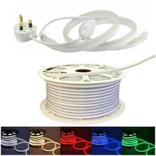 220V 240V LED Neon Rope Light LED Strip Flex DIY Indoor Outdoor Decor Lights