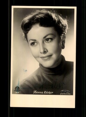Hanna Rück FBZ autograph card original signed # BC 230830