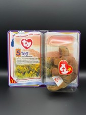Ty Teenie Beanie Baby Steg the Stegosaurus   McDonald  s 2000 Dinosaur Trio
