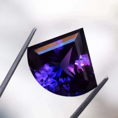 15.66 Ct+ Bi-Color Sapphire Fancy Cut Natural Certified Loose Gemstone Rare