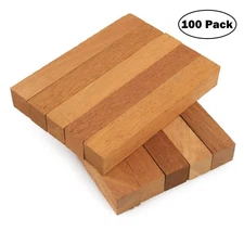 Mahogany Wood Pen Blank, 3/4" x 3/4" x 5", Pack of 100, Legacy Woodturning