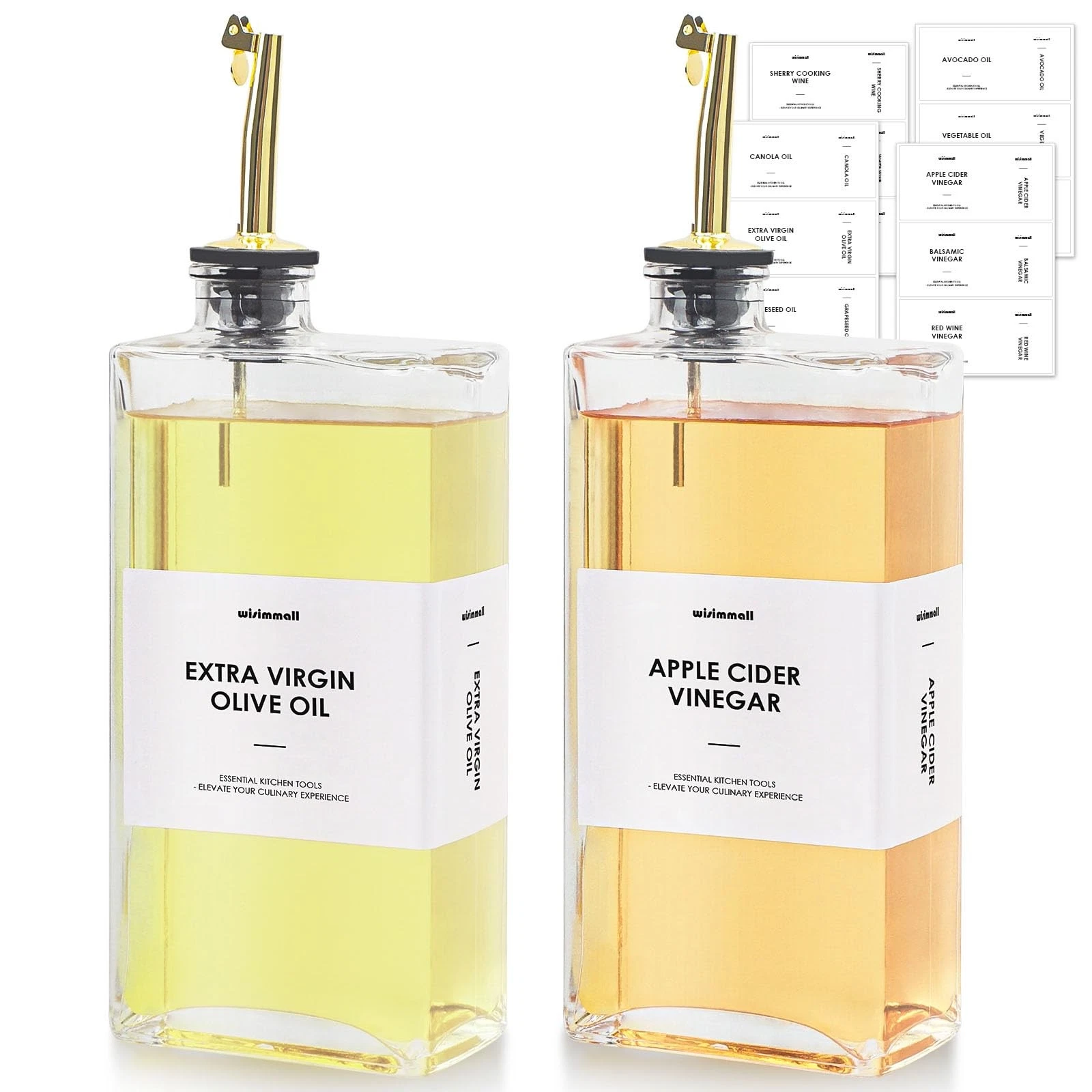 Olive Oil Dispenser, Glass Bottle 500ML Oil & Vinegar Dispenser Set
Opens in a new window or tab