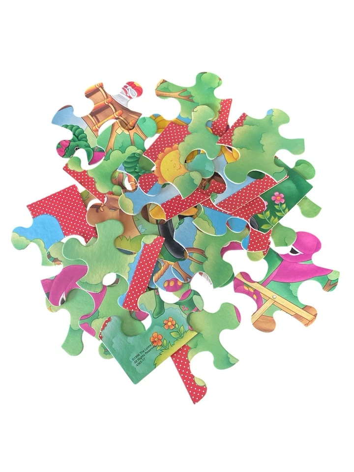 BARNEY Puzzle Vintage Barney Tv Show Purple Dinosaur Vintage Dinosaur Puzzle - Image 2 of 3