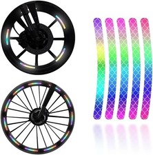 2 Pcs Universal Reflective Wheel Rim Stripe, Night Safety Warning Stickers, for