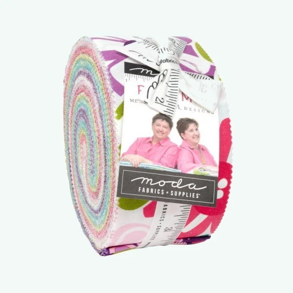 Moda Fabrics - PICK  ME JELLY ROLL - 100% cotton for patchwork quilting - Image 2 of 2