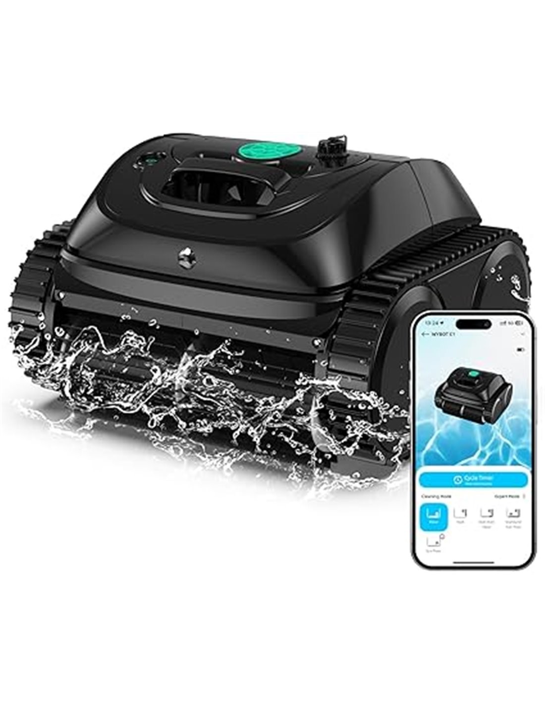 WYBOT C1 Robot Limpiafondos Piscina con Planificación Inteligente de Rutas, Limp