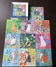 "Cats and Flowers" Galison Good Puzzle Co. 500 Pc Jigsaw Puzzle 20" x 20"