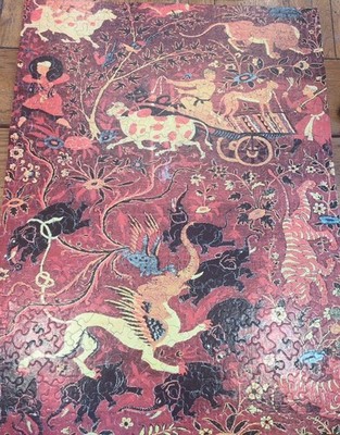 FINE ART Jigsaw Puzzle ORIENTAL CARPET India Mughal, late 16th Century COMPLETE