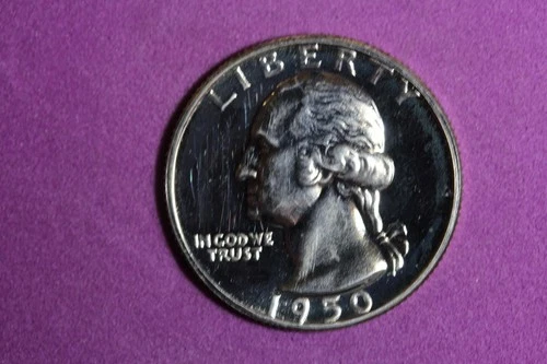 ESTATE FIND 1950 - PROOF Washington Quarter!! #N07990