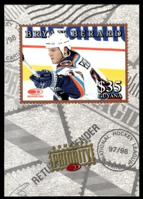1997-98 Donruss Priority Stamps BRONZE Bryan Berard New York Islanders R83