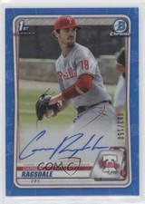 2020 Bowman Draft Chrome Picks Blue Refractor 83/150 Carson Ragsdale Auto 0w47