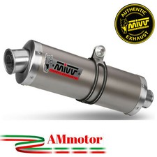 Mivv Suzuki Gsf 1200 Bandit 1999 99 Terminale Di Scarico Per Moto Oval Titanio